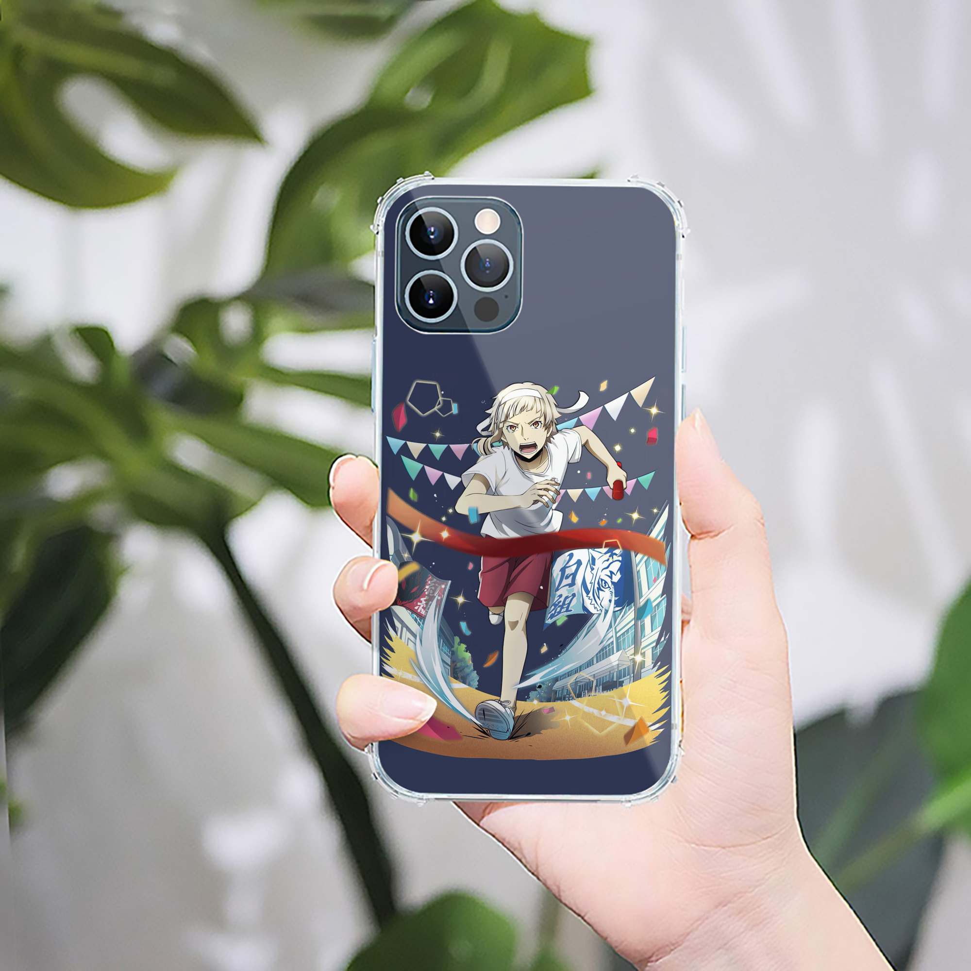 （画像用） 文豪ストレイドッグス Bungo Stray Dogs 【iPhone 12シリーズ対応】透明スマホケース（クリアソフトケース）